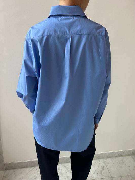 House Shirt, Blue CARMEN HOUSE SHIRT