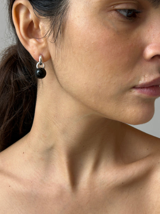 Everyday Earrings, Onyx SOPHIE BUHAI