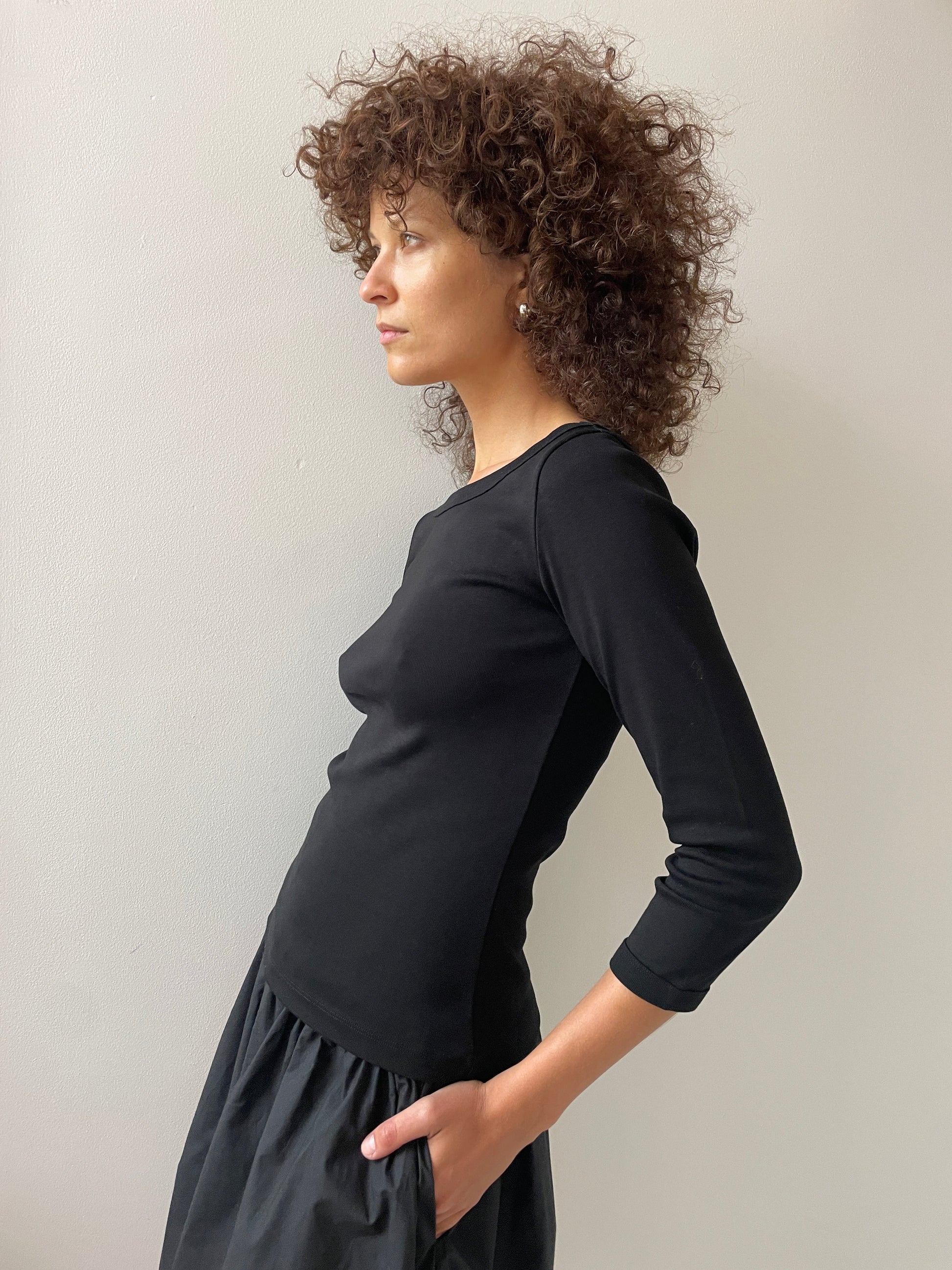 Steffi Tee, Black FLORE FLORE