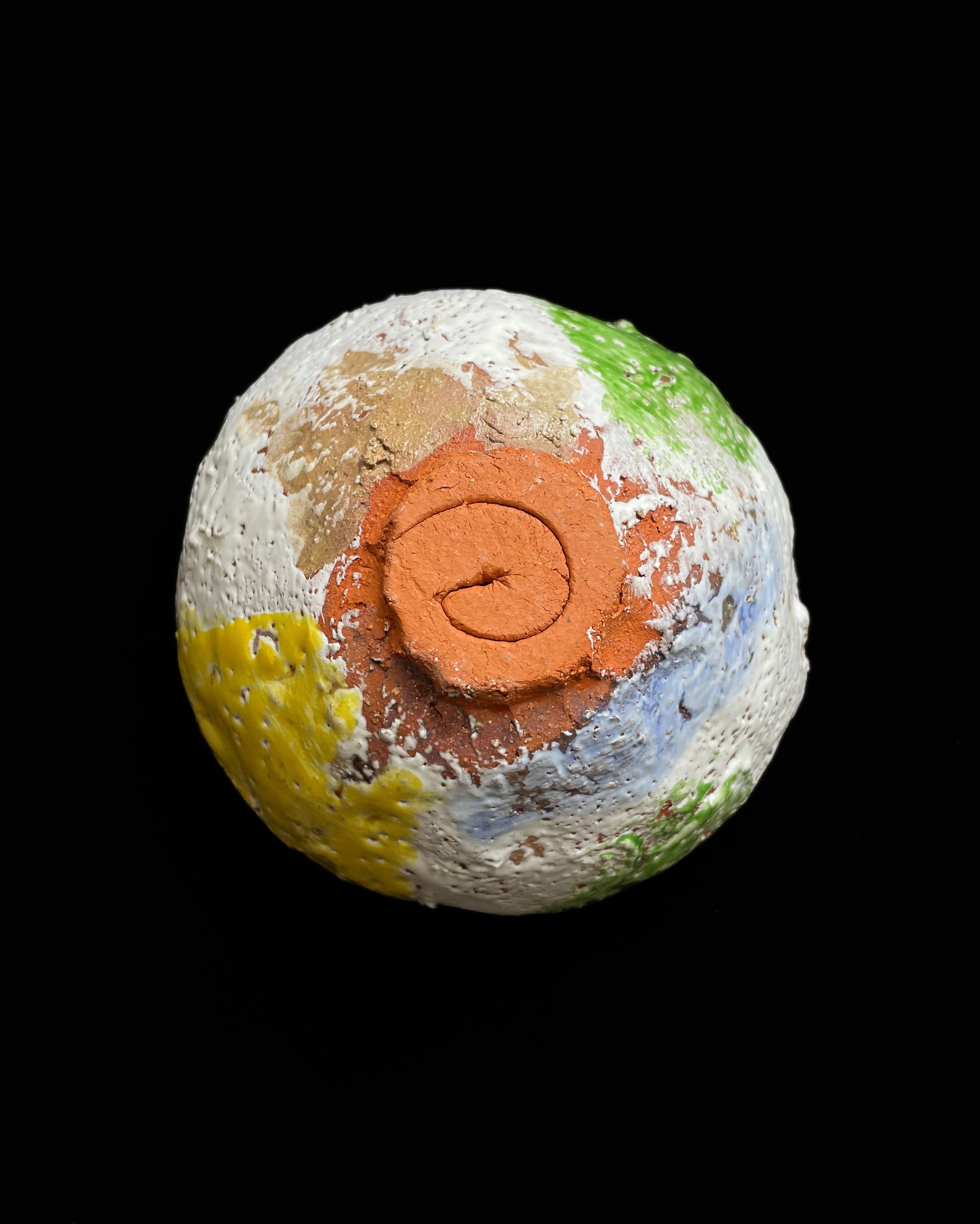 Tea Cup, terra cotta / white inside May Liok
