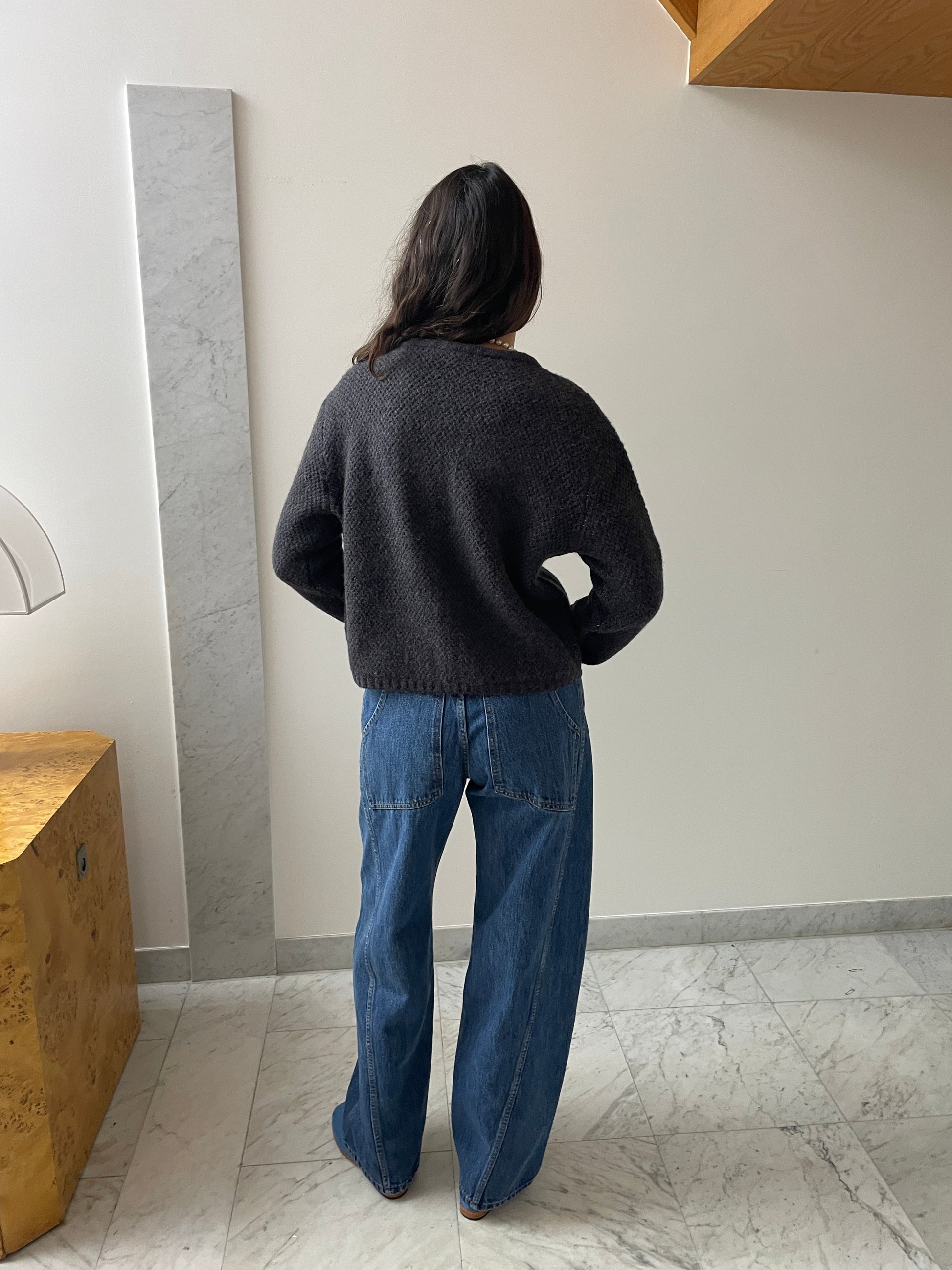 Yak Snap Cardigan, Magpie ECKHAUS LATTA