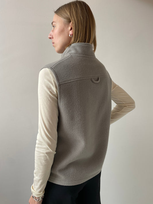 Polar Fleece Gilet, Fog RIER