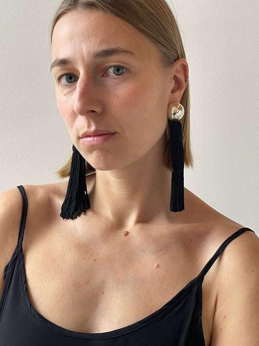 Venetian Tassel Earrings, Silver SOPHIE BUHAI