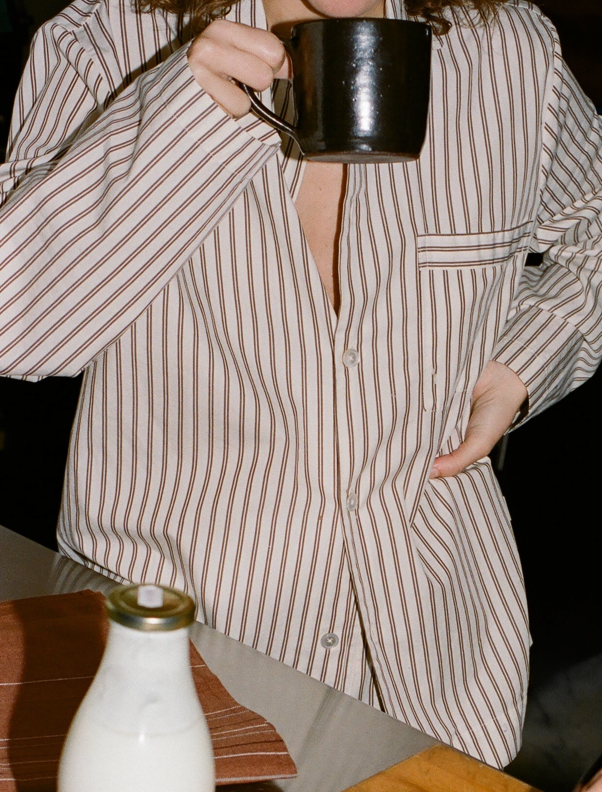 Straight Mug, Black Glaze Shoshi Watanabe