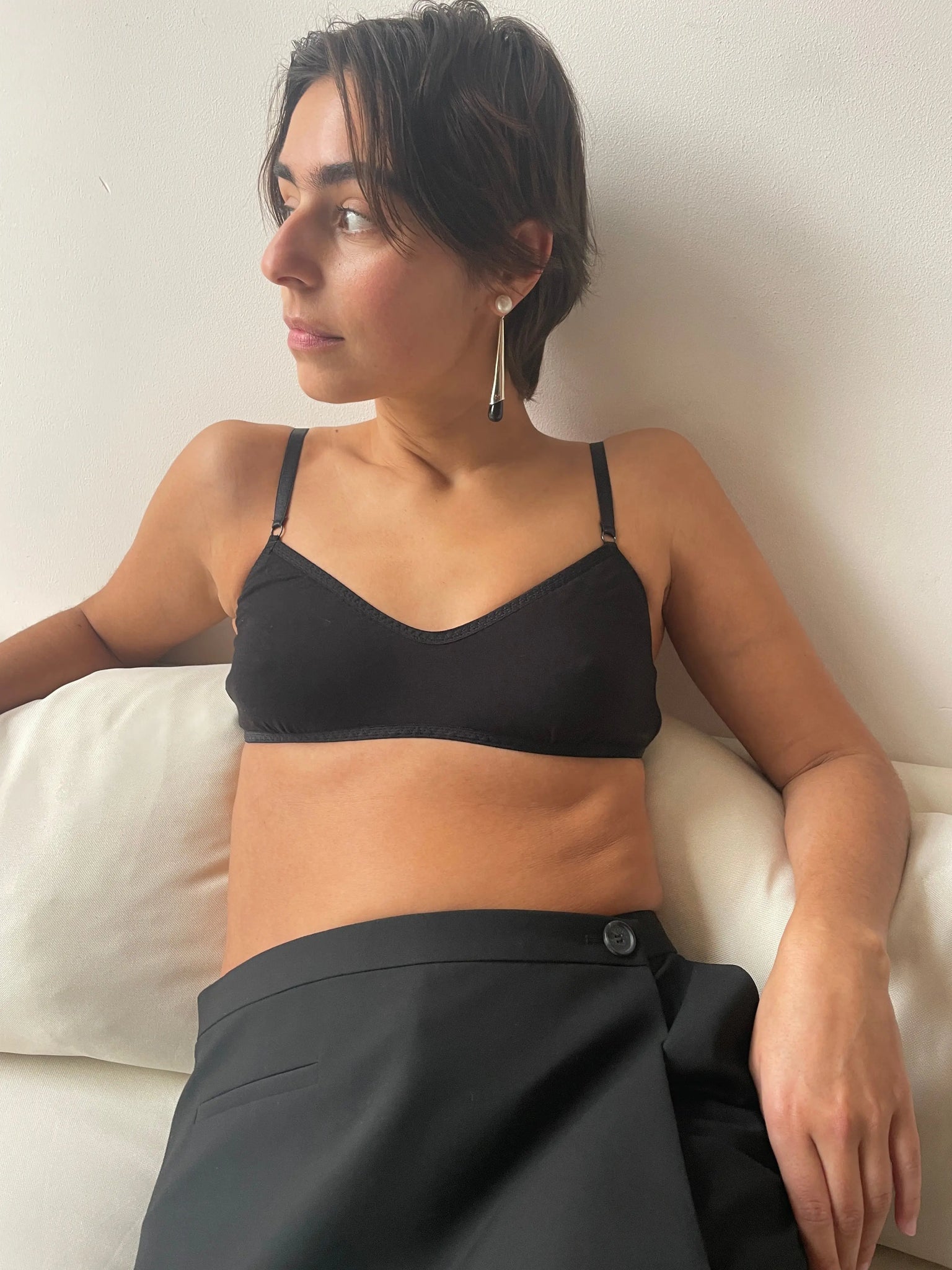 Recline Bra, Black KYE INTIMATES