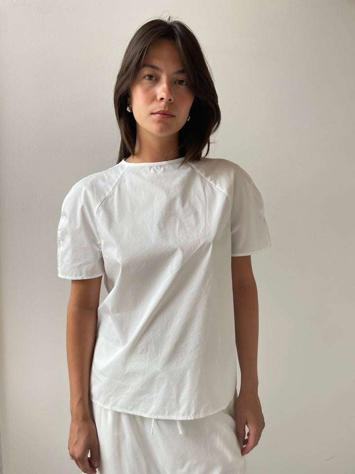 Raglan Top, White Amomento