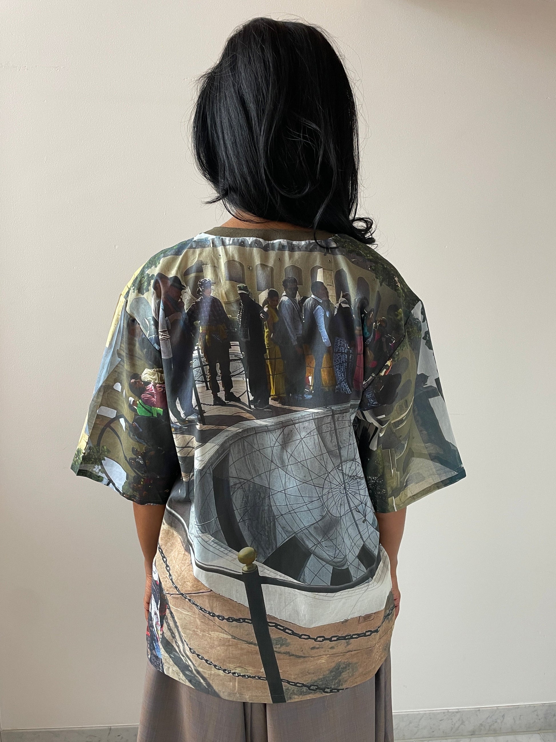 Holiday Jaipur Sundial Shirt, Print BLESS