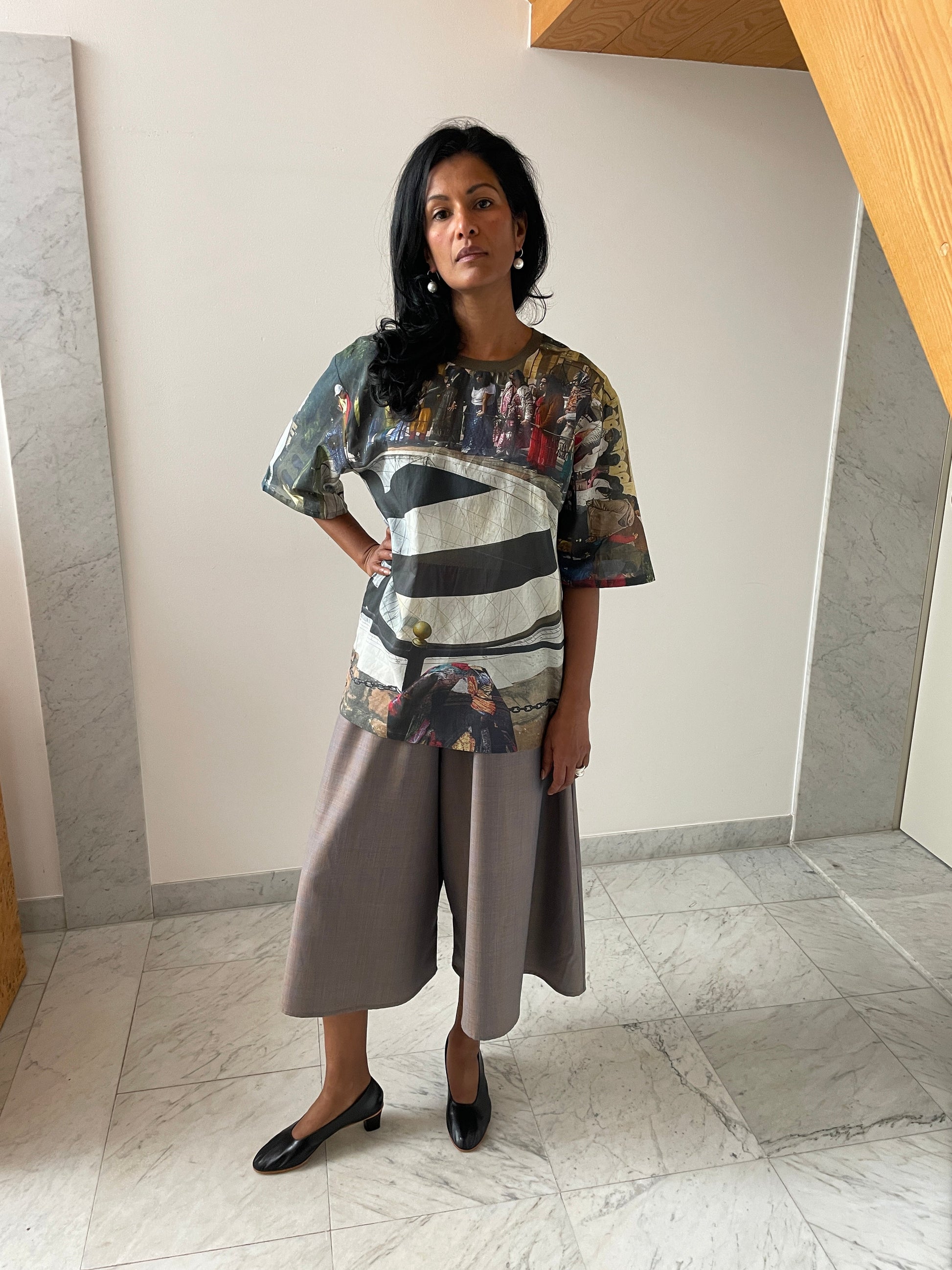 Holiday Jaipur Sundial Shirt, Print BLESS