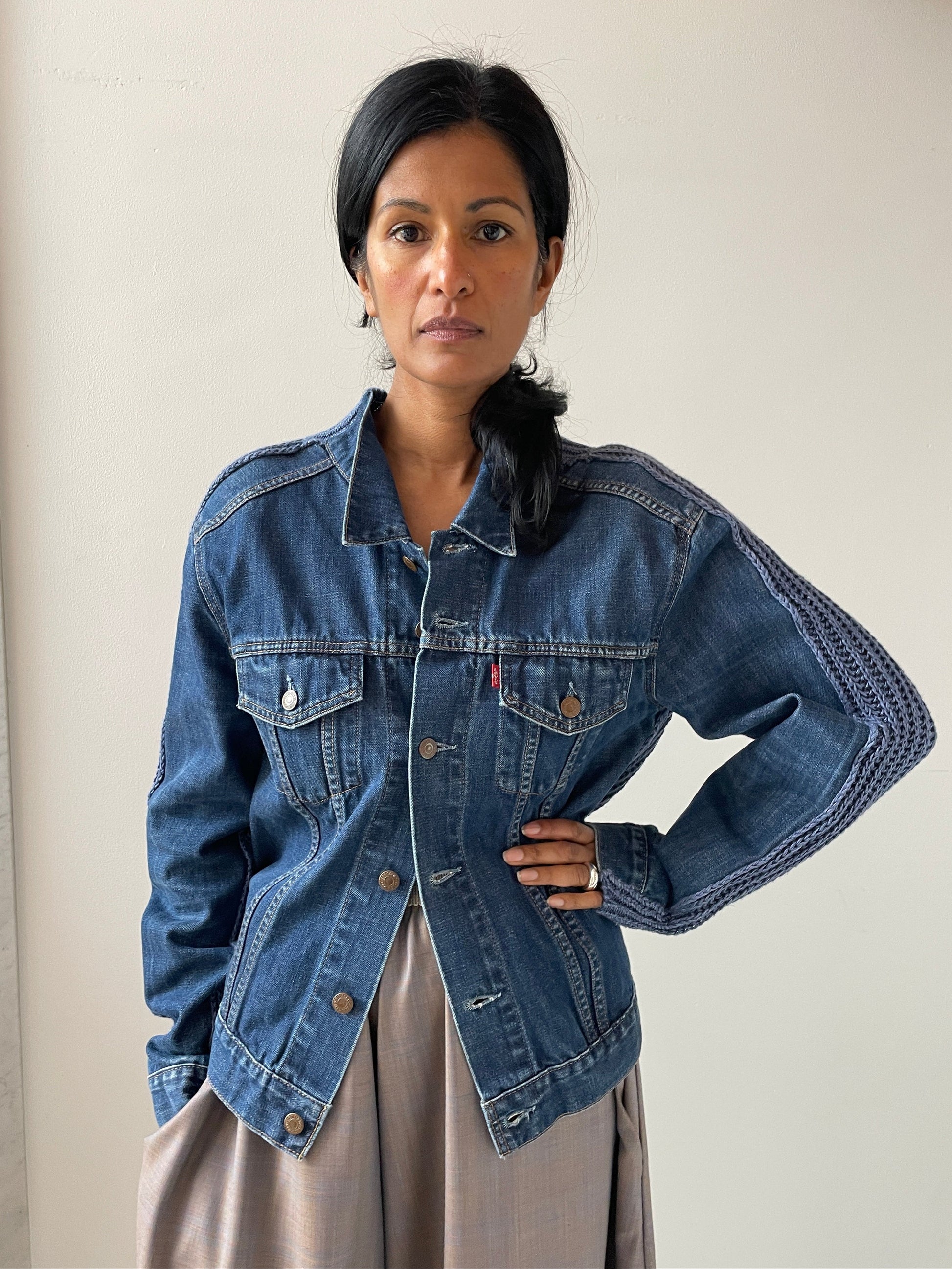 Cristaseya Jeansfrontpatent, Denim BLESS