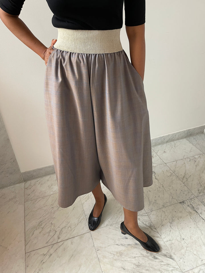 Zwickelrock Bermuda, Blue & Orange Checked BLESS