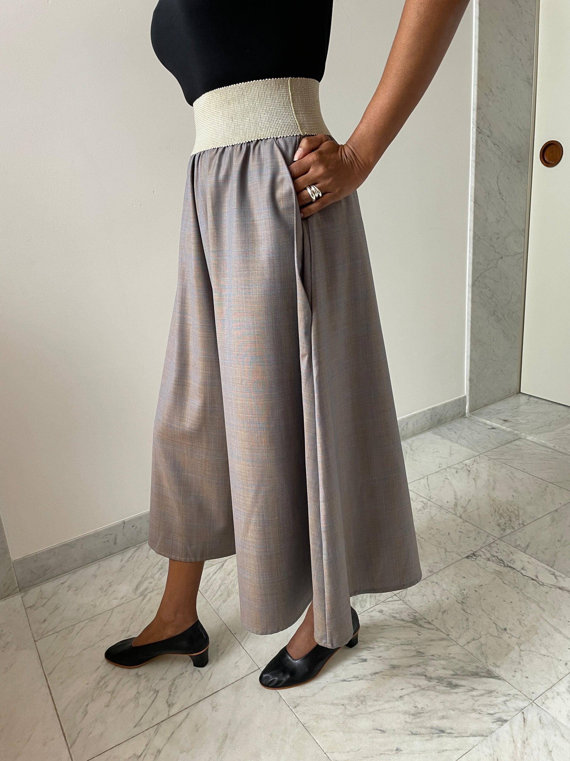 Zwickelrock Bermuda, Blue & Orange Checked BLESS