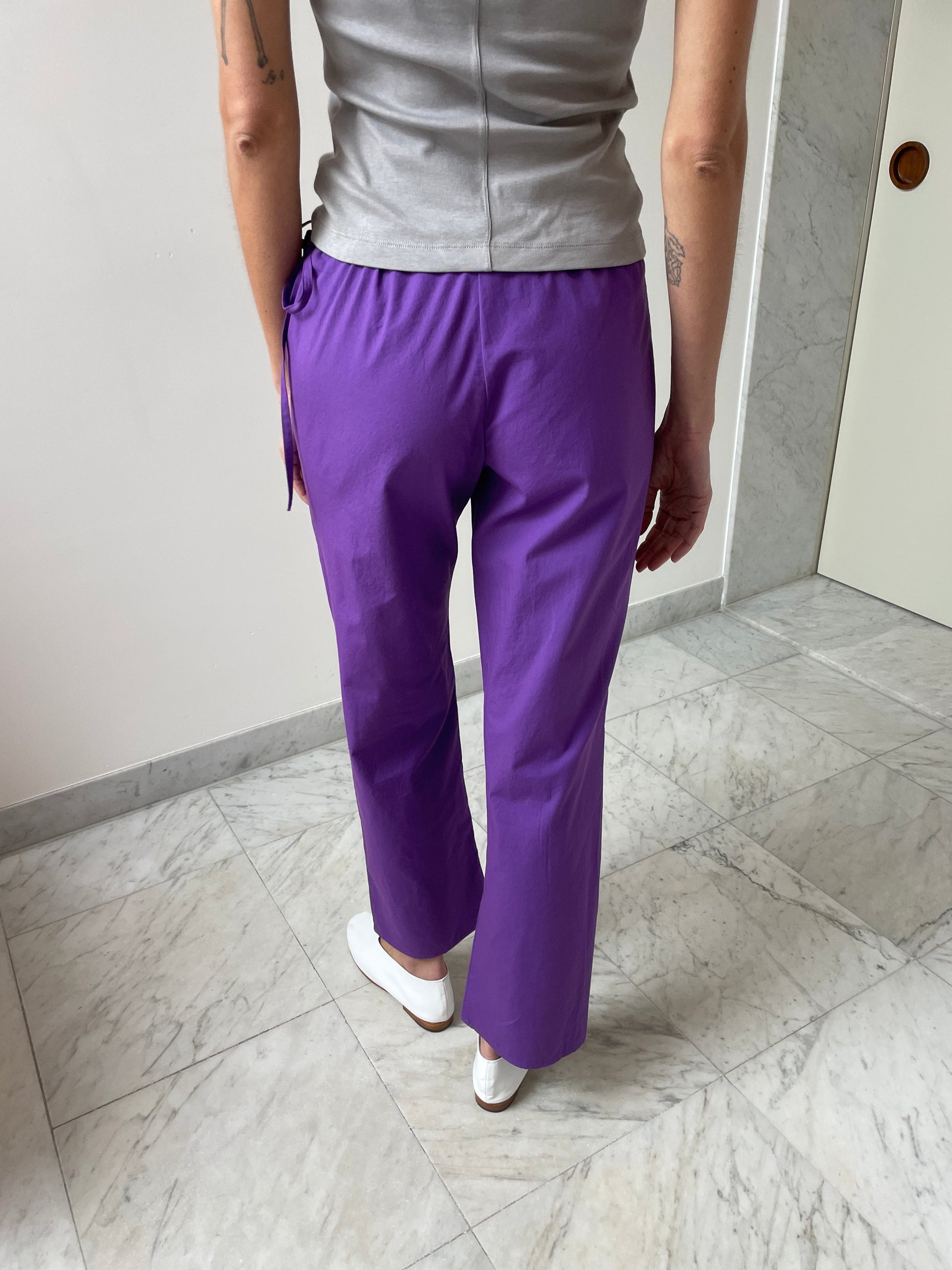 Tie Pants, Purple Brooke Callahan
