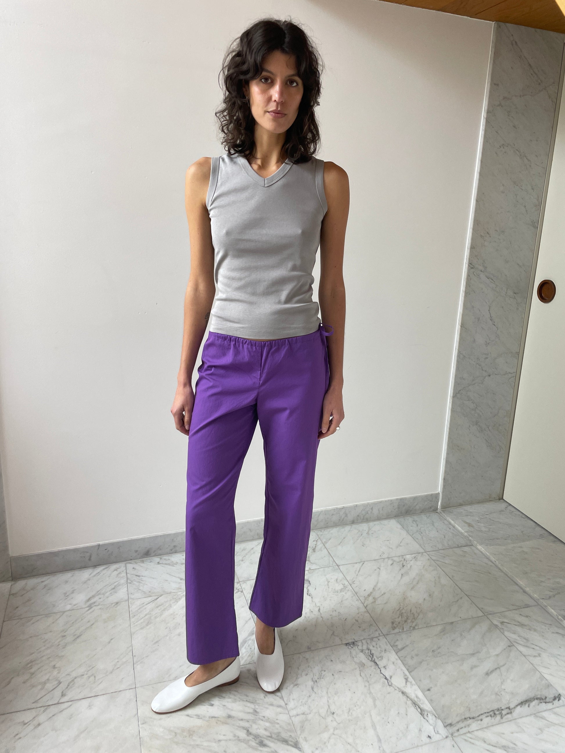 Tie Pants, Purple Brooke Callahan