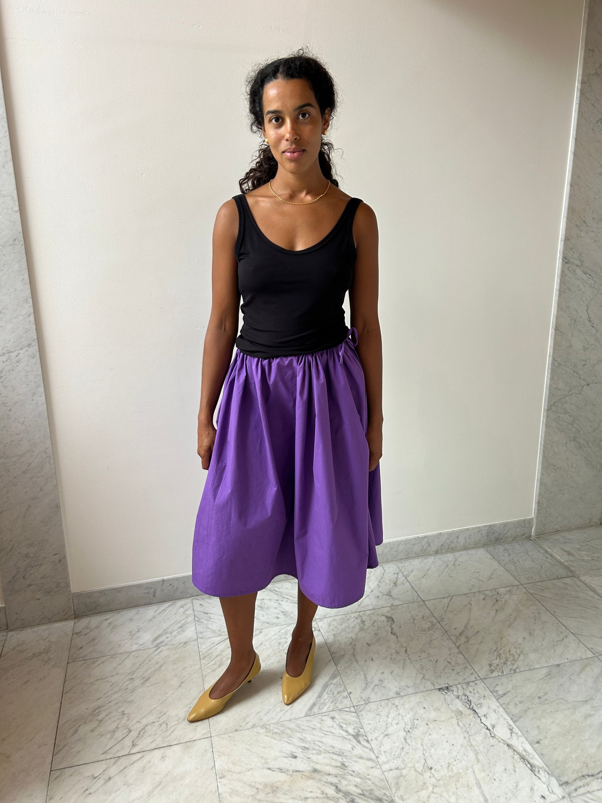 Tie Skirt, Purple Brooke Callahan