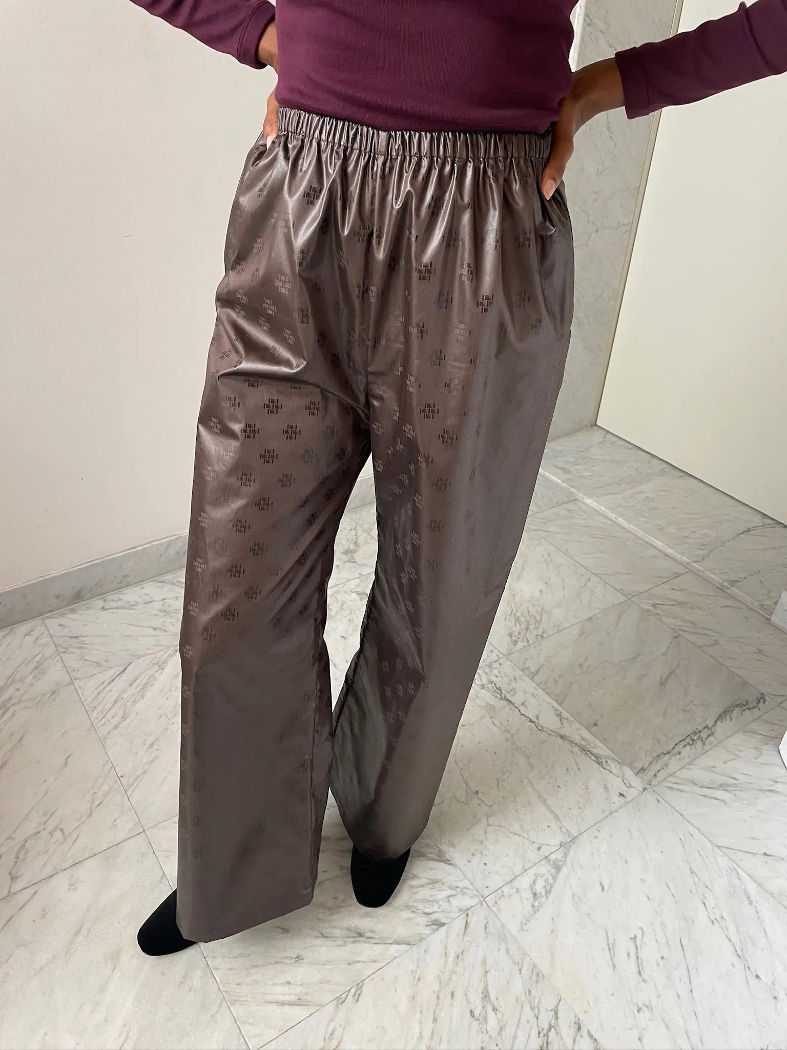 Trousers Noucki, Prune SUPER YAYA