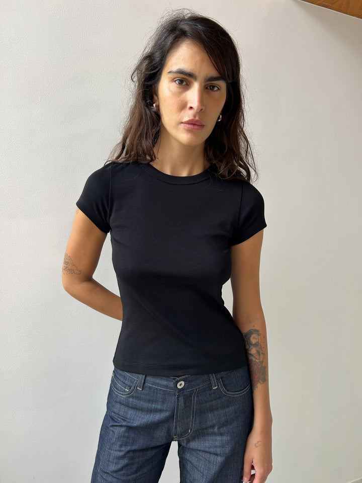 Car Baby Tee, Black