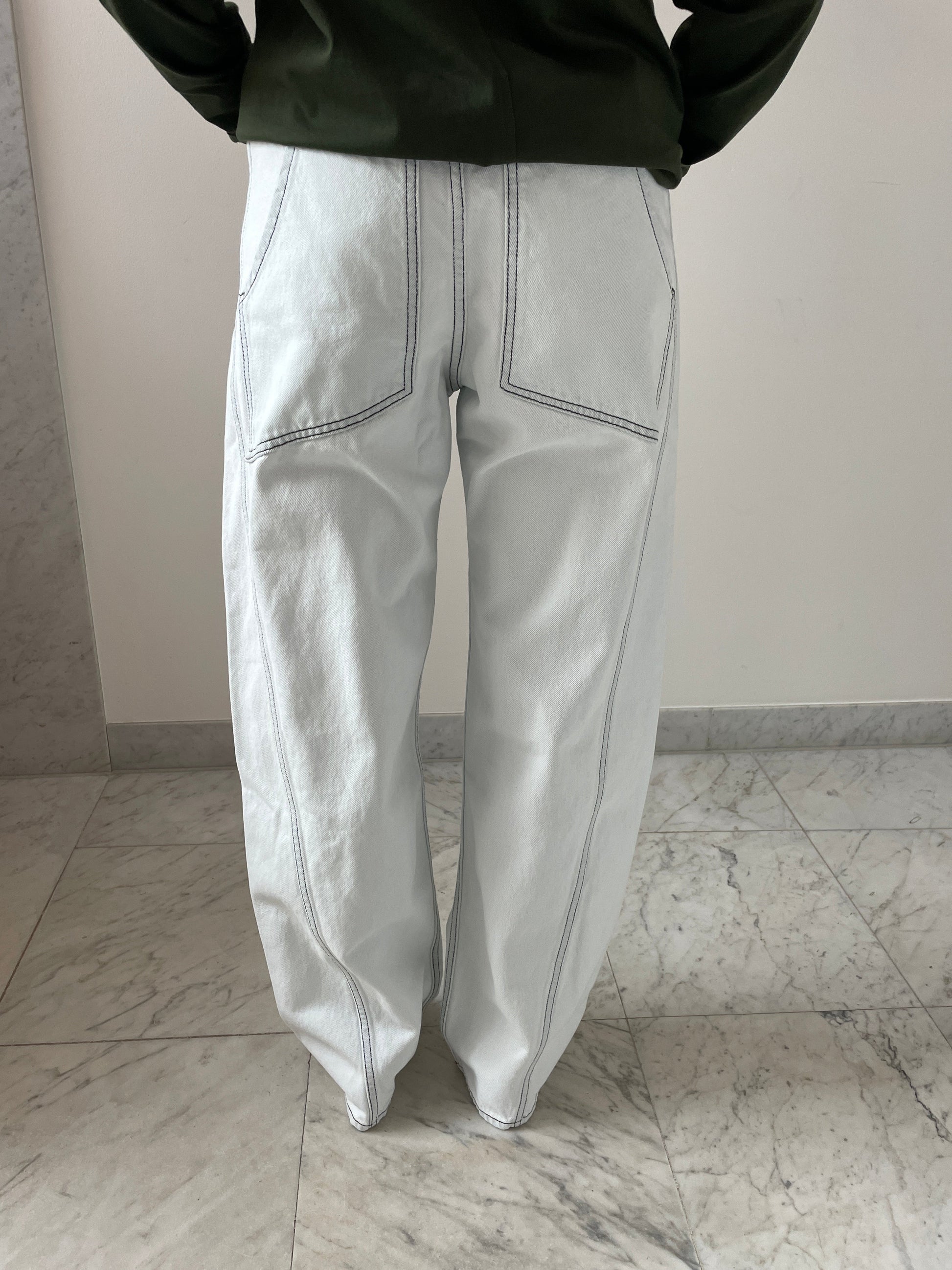 Bend Jean, Chalk ECKHAUS LATTA