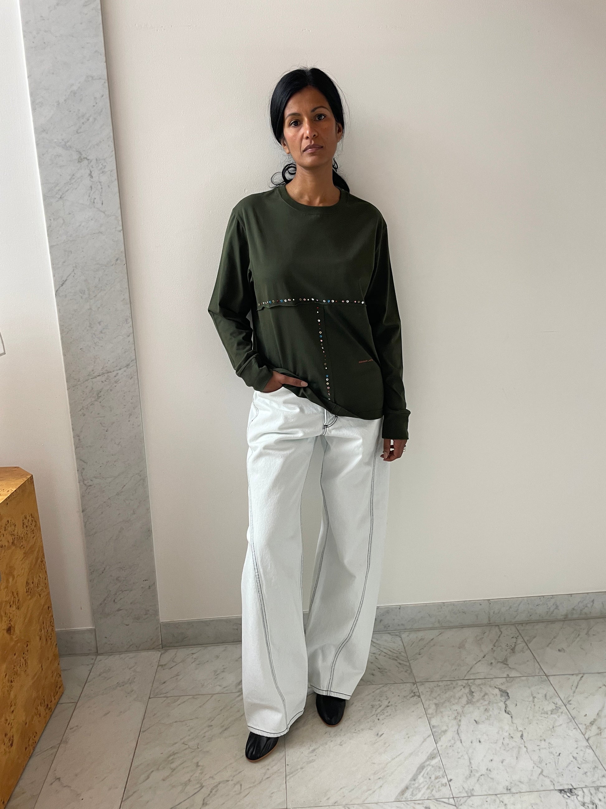 Bend Jean, Chalk ECKHAUS LATTA