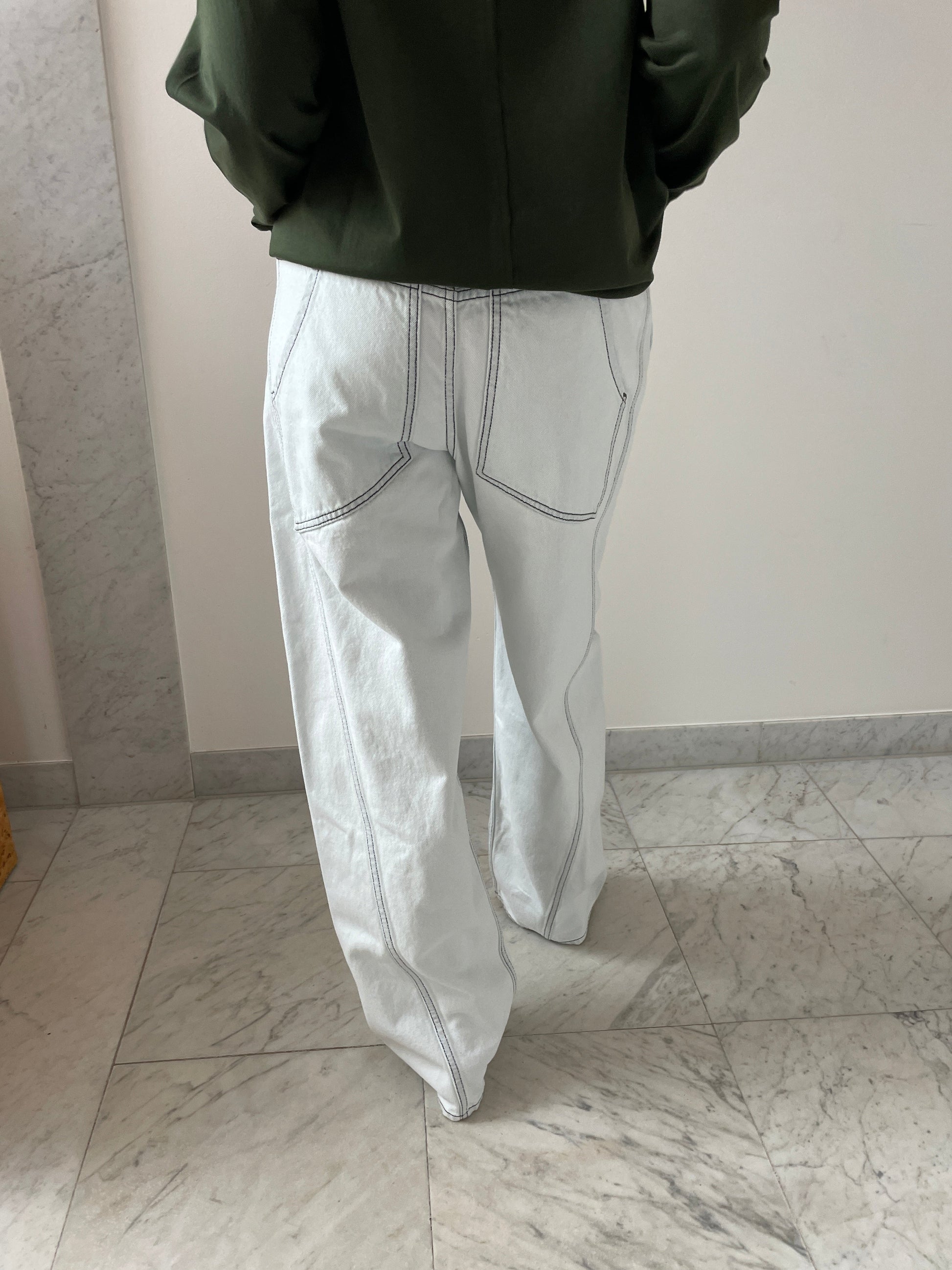 Bend Jean, Chalk ECKHAUS LATTA