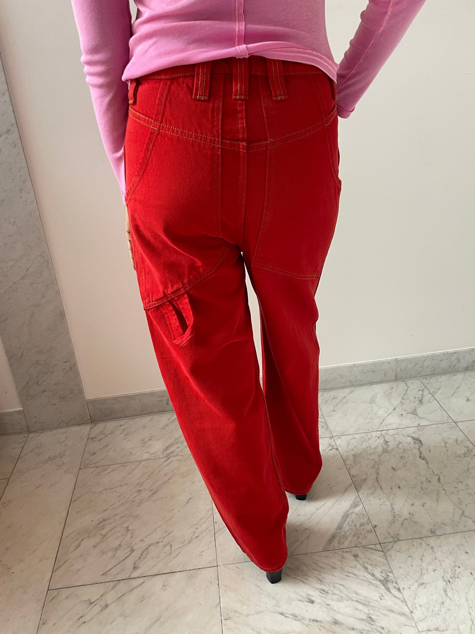 Double Knee Baggy Jean, Poppy ECKHAUS LATTA