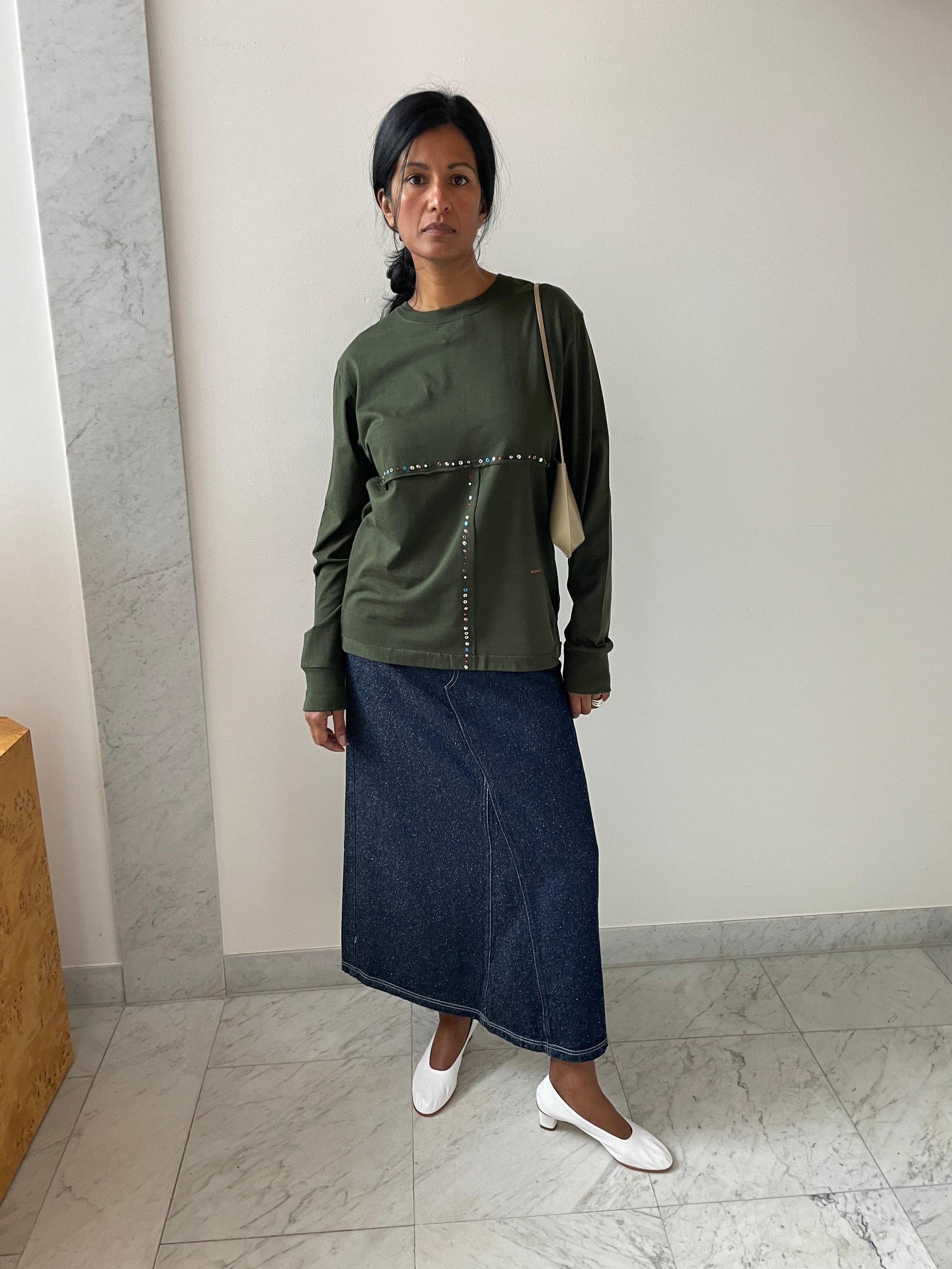 Lapped Long Sleeve, Glimmer ECKHAUS LATTA