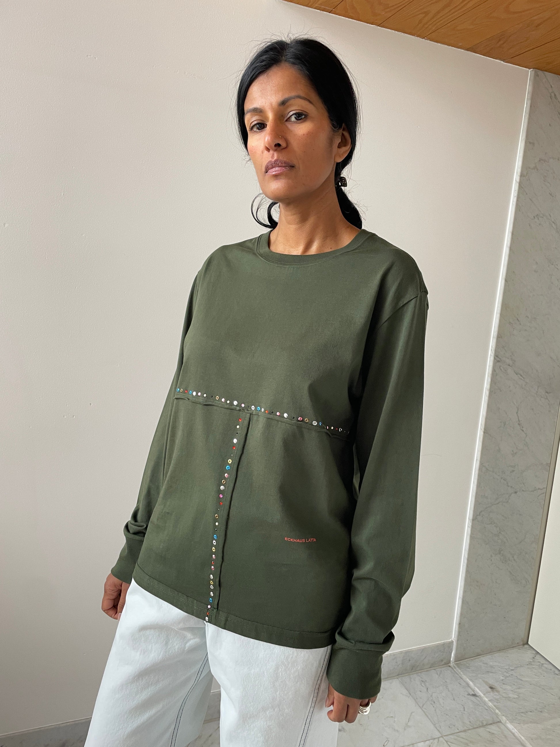 Lapped Long Sleeve, Glimmer ECKHAUS LATTA
