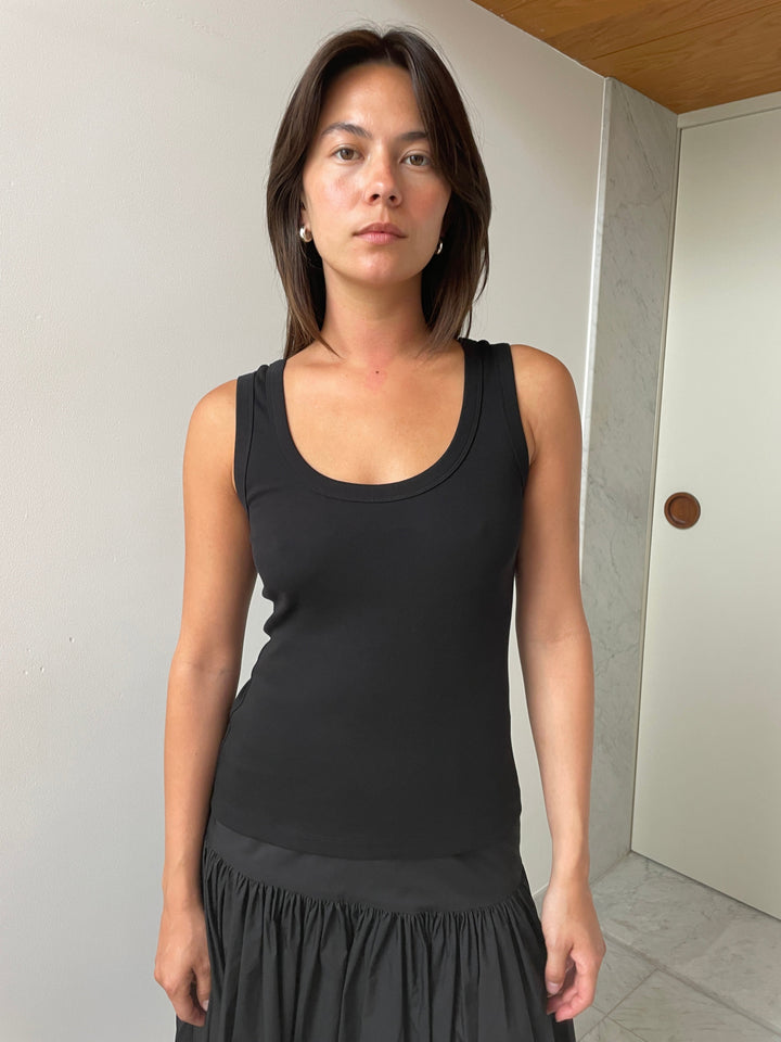 Hillie Tank, Black FLORE FLORE