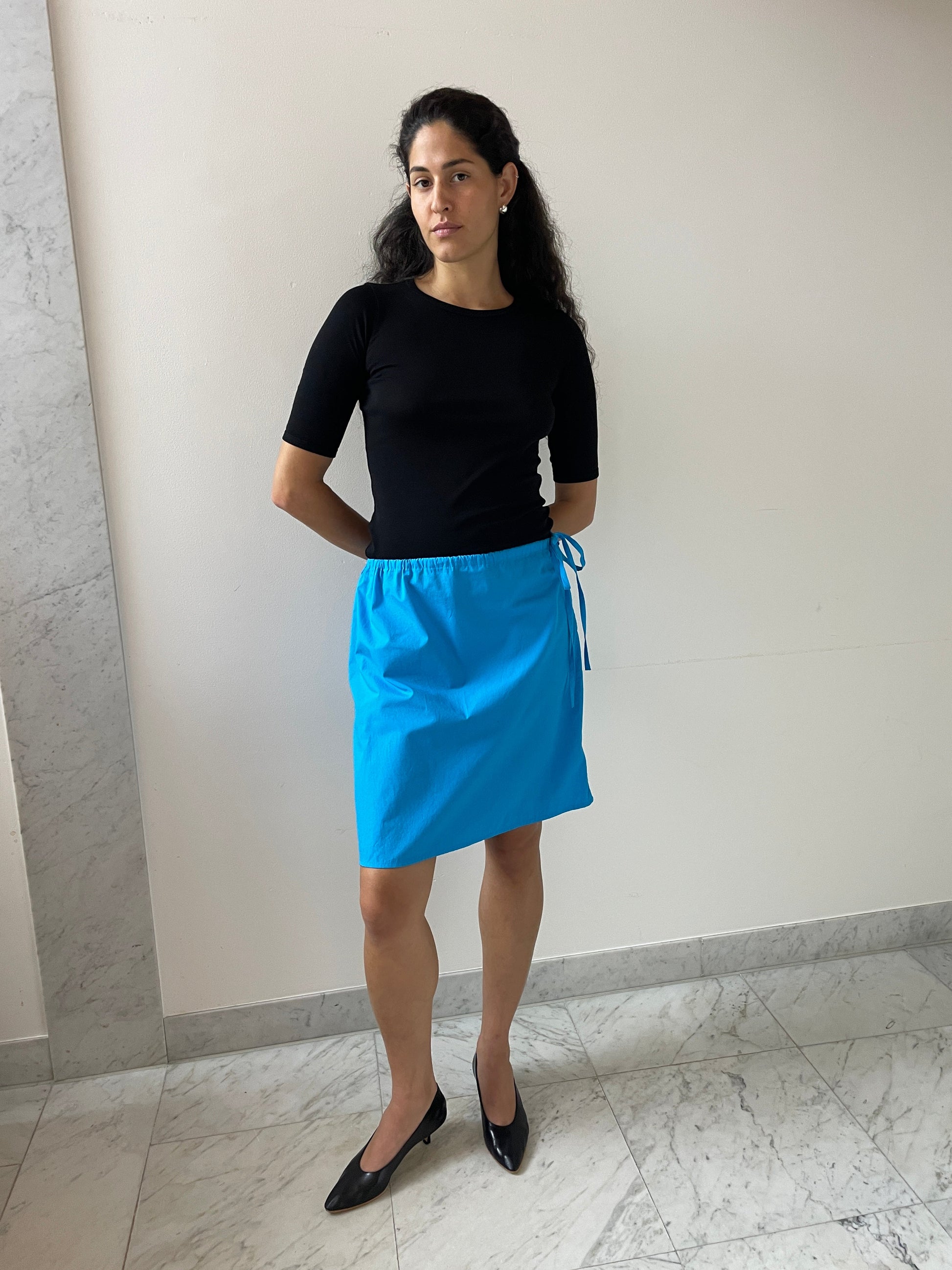 Mini Skirt, Turqoise Brooke Callahan