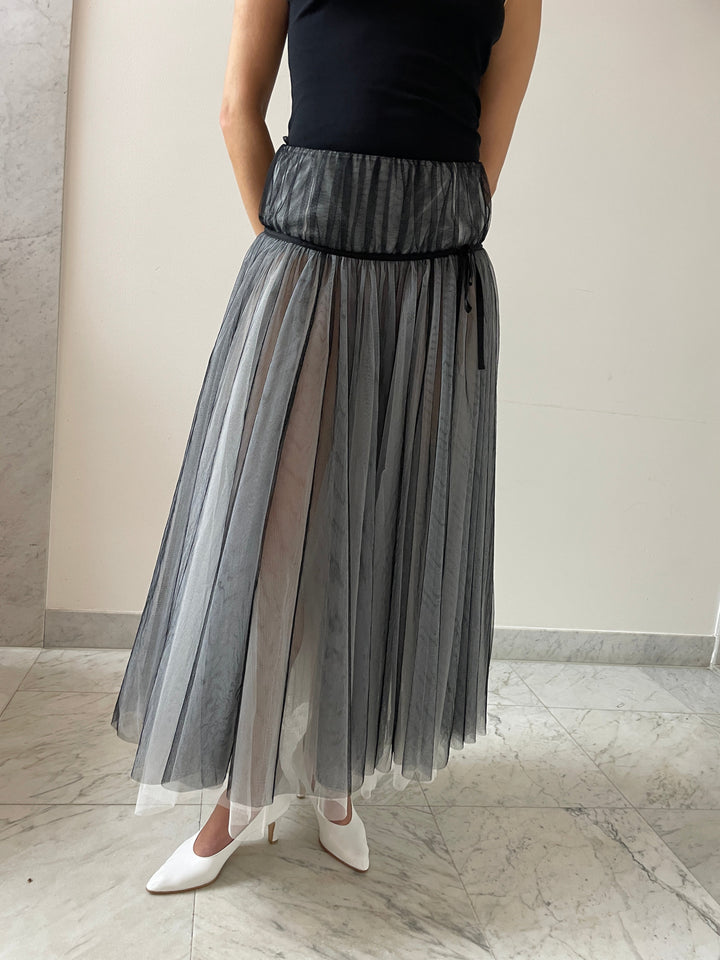Downtown Tulle Skirt, Black & White Renaissance Renaissance