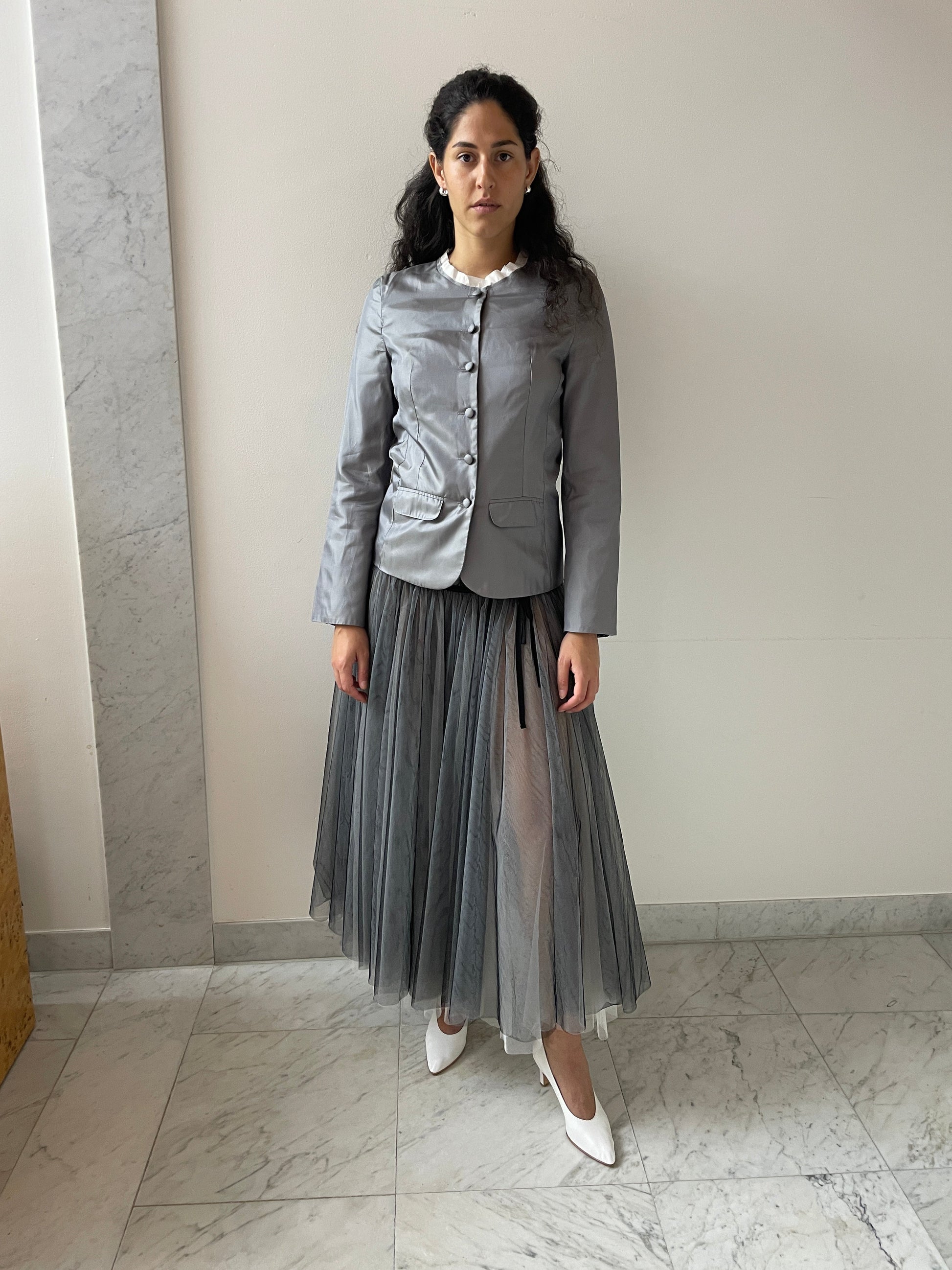 Downtown Tulle Skirt, Black & White Renaissance Renaissance