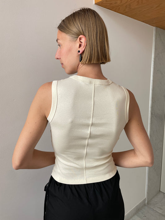 Jill Tank, Off White FLORE FLORE