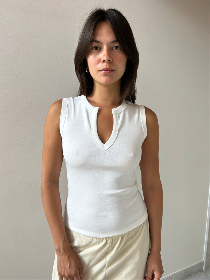 Iman Tank, White FLORE FLORE
