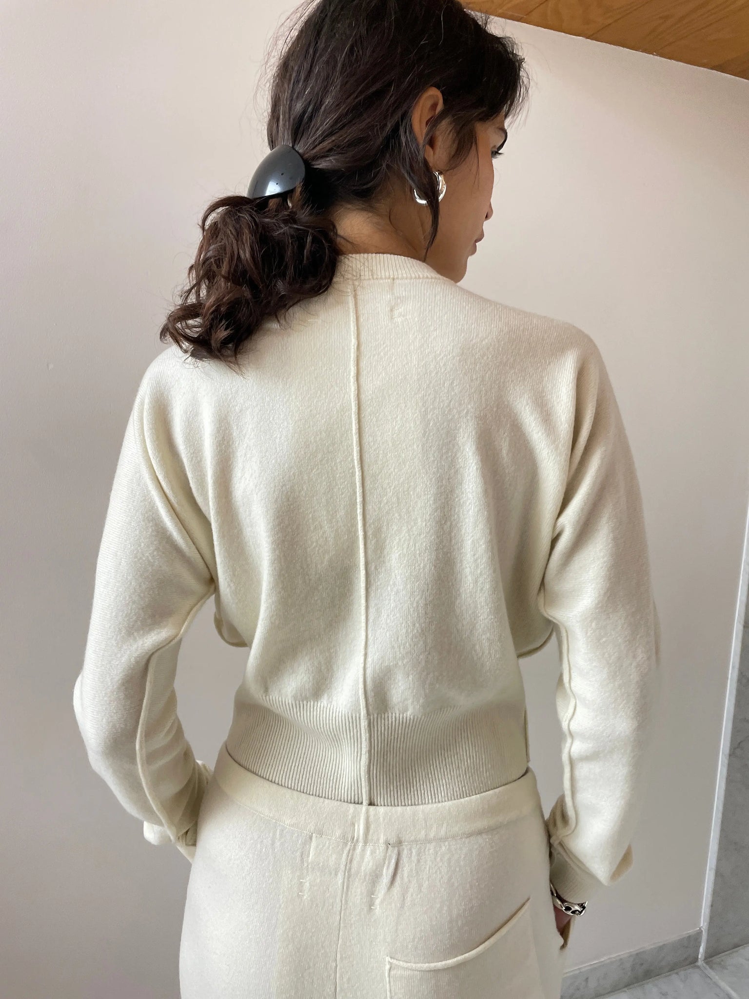 Blouson, Cream EXTREME CASHMERE