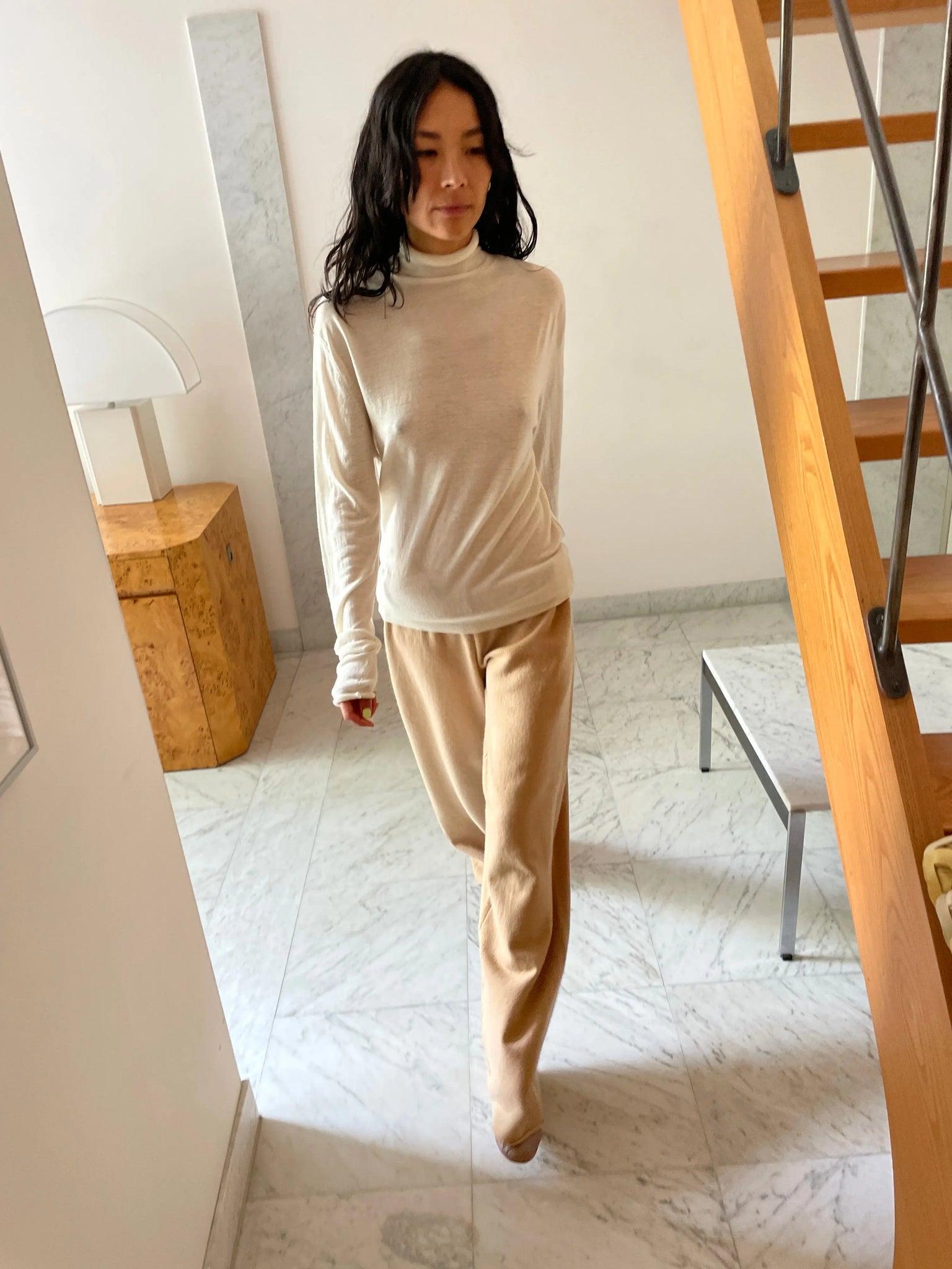 Trousers, Camel EXTREME CASHMERE