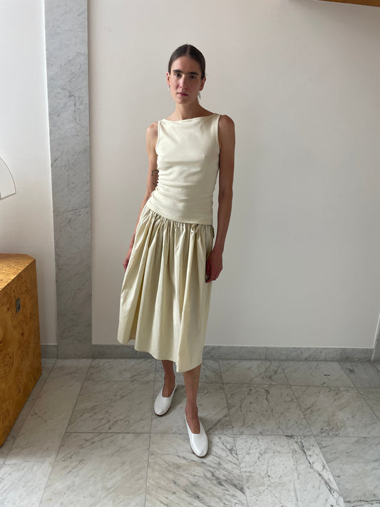 Tie Skirt, Rice Brooke Callahan