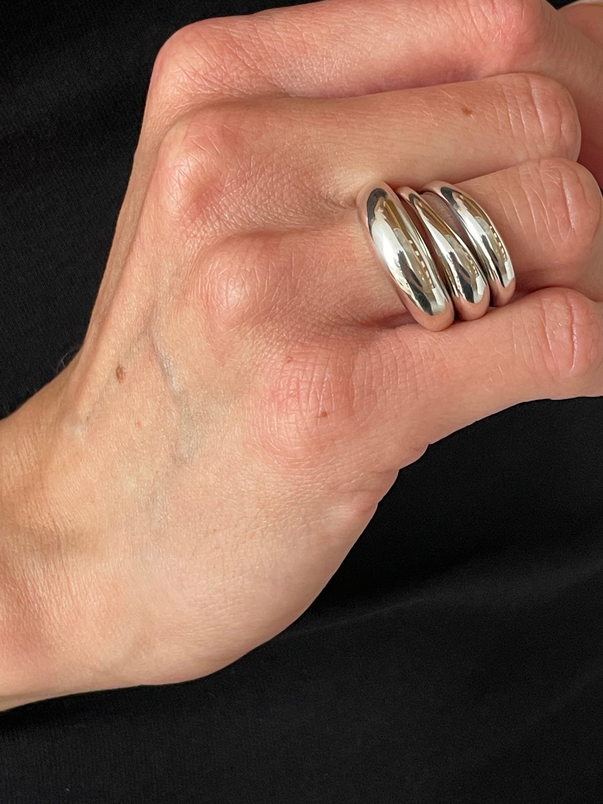 Stacking Rings (Set of Three), Silver SOPHIE BUHAI