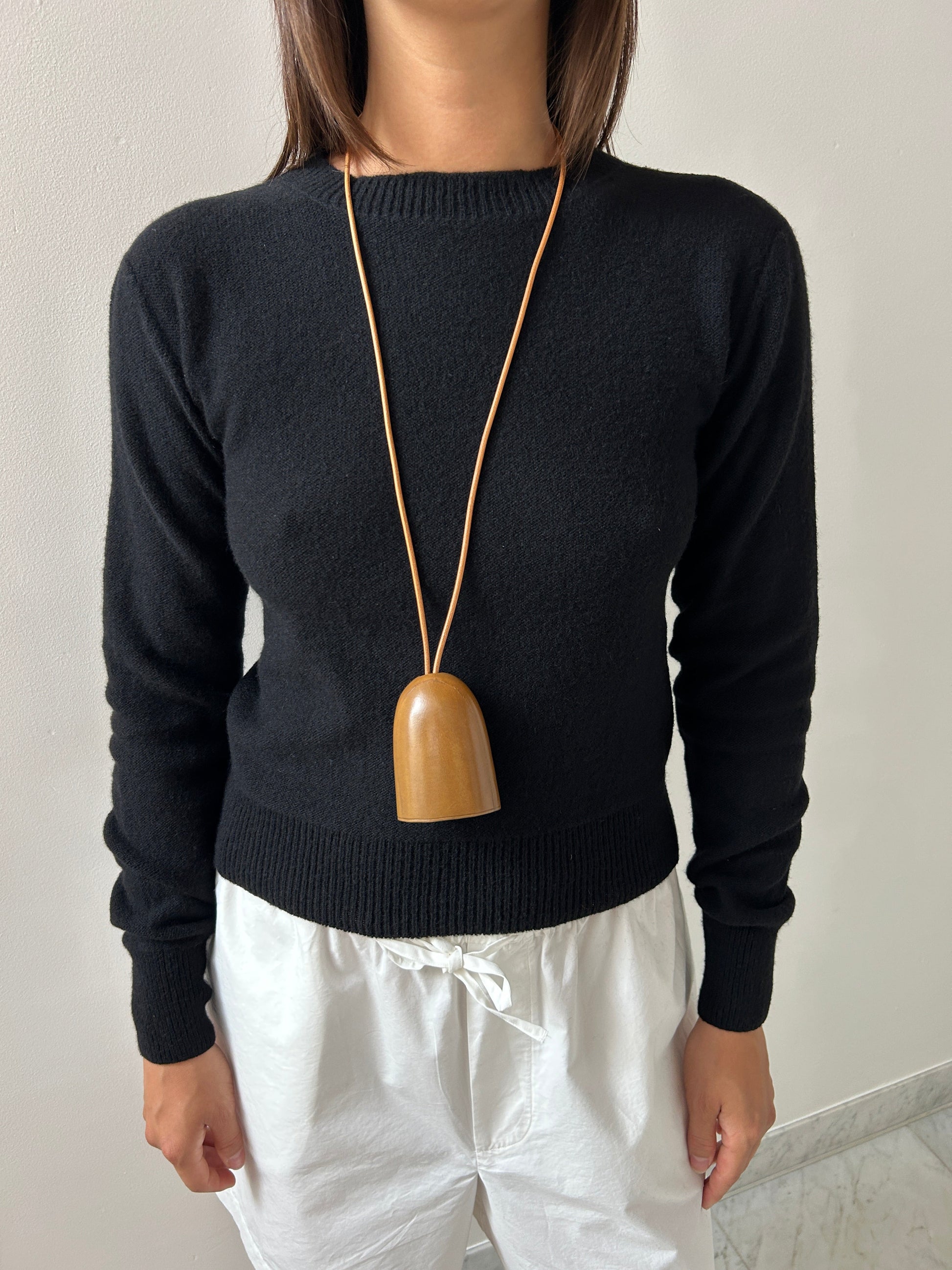 Key Holder Necklace, Silver Mink Il Bussetto