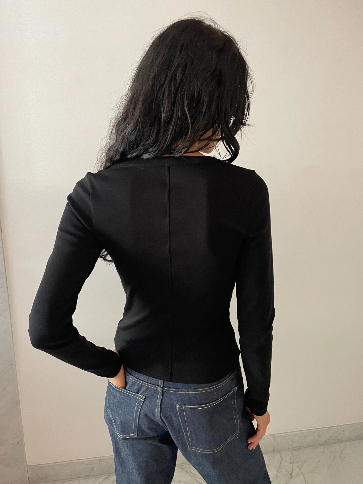 Jill Long Sleeve, Black FLORE FLORE