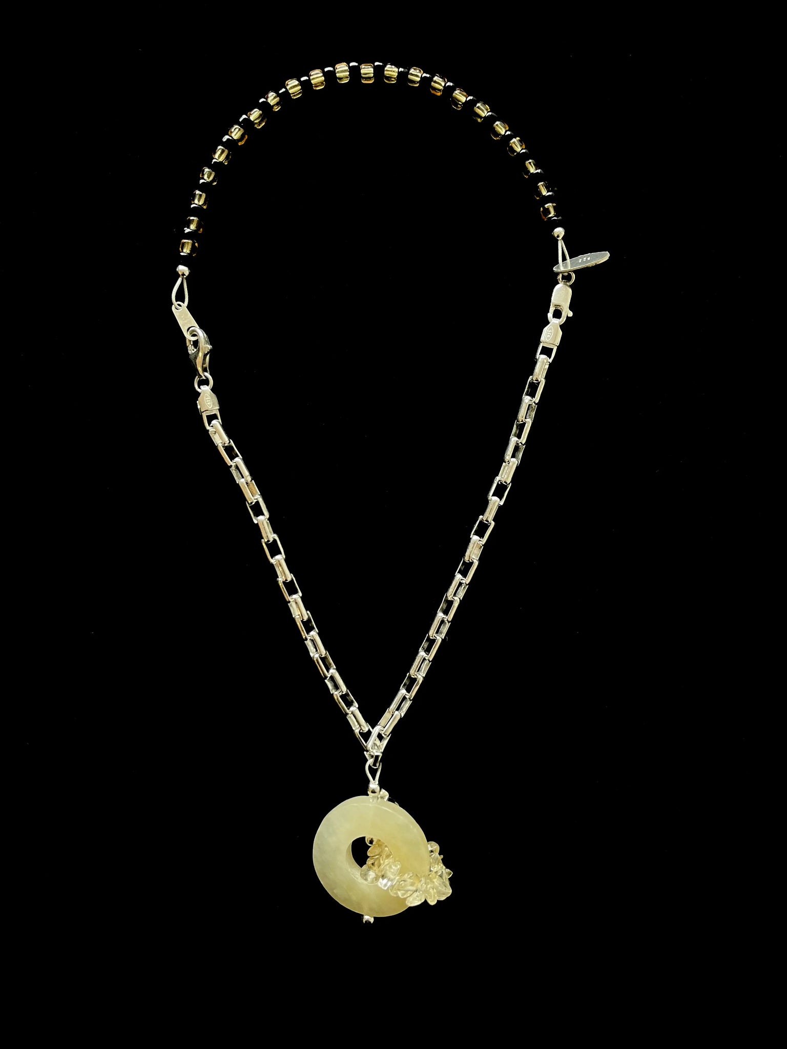 Basta Anklet/Necklace, Honey Jasper SANTANGELO