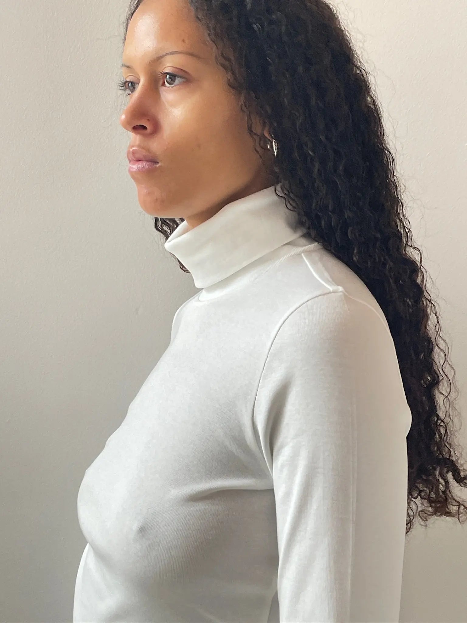 Dinah Turtleneck, White FLORE FLORE