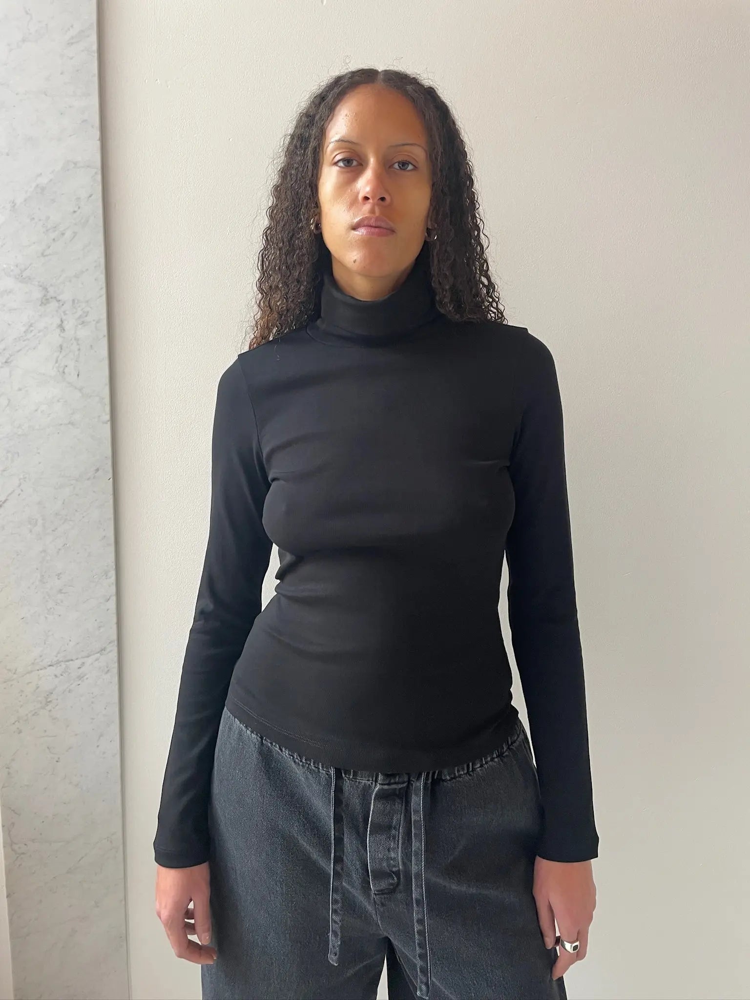 Dinah Turtleneck, Black FLORE FLORE