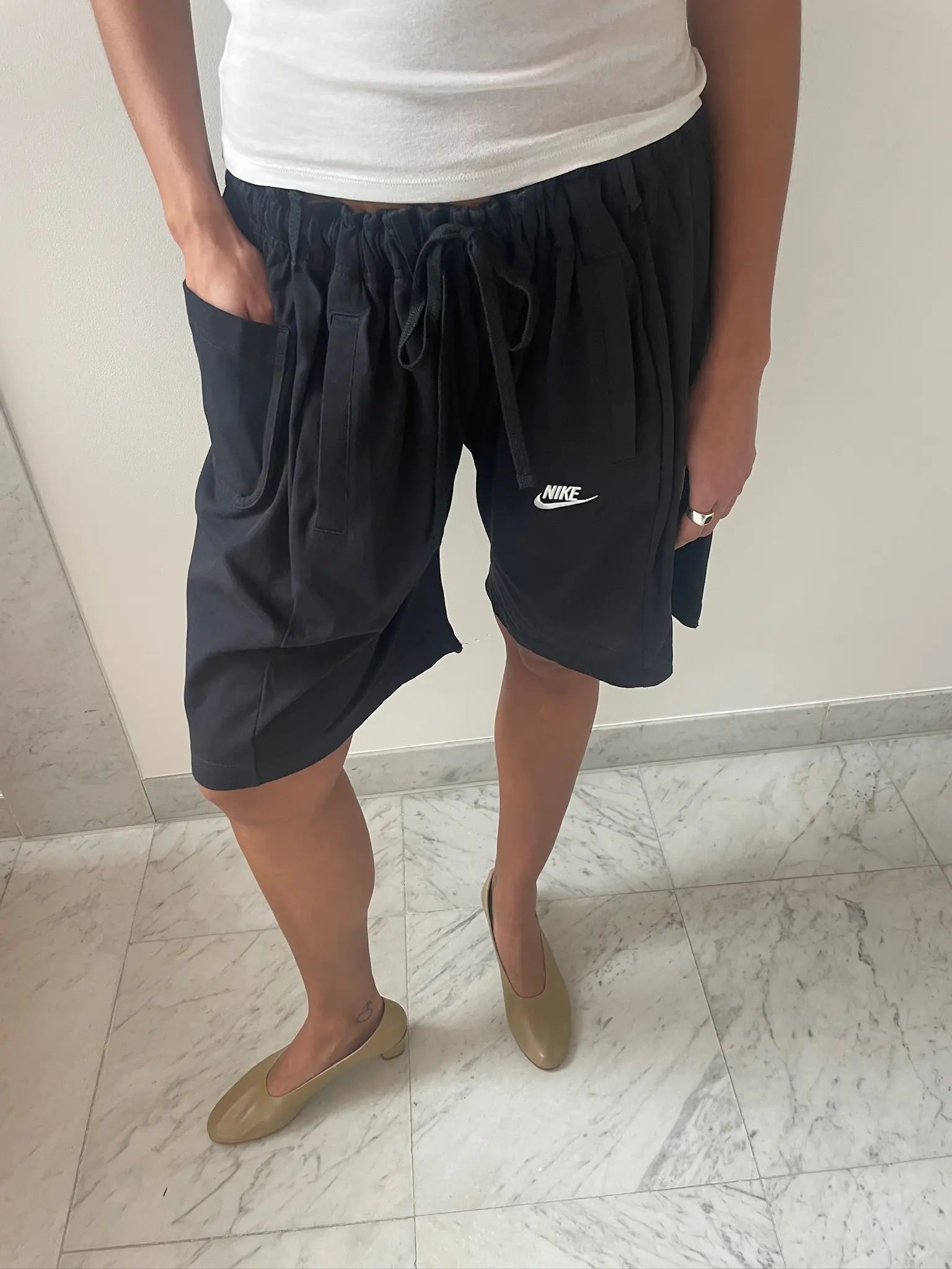 Overjoggingshorts, Black / Black BLESS