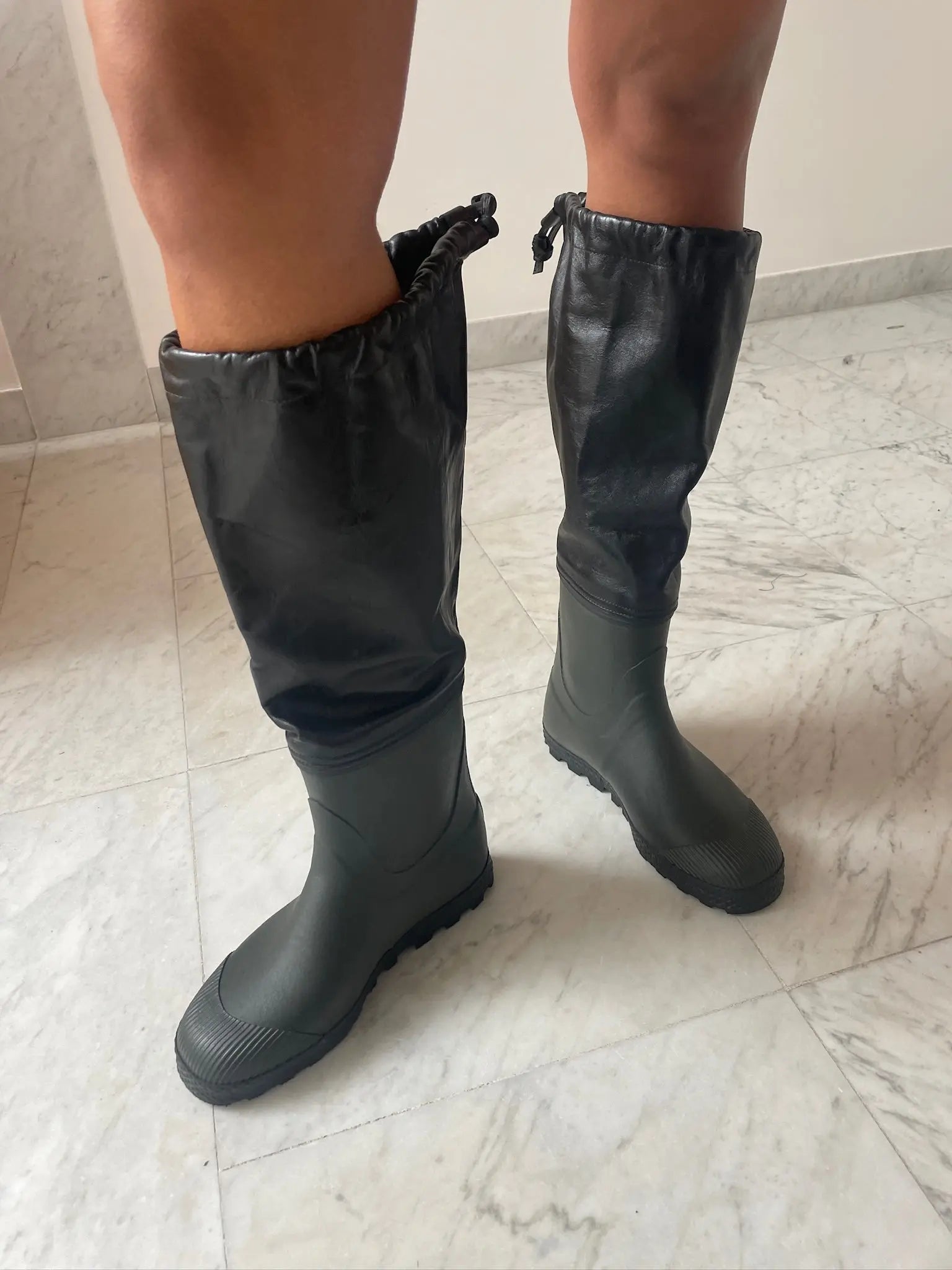 Farmer Rain Boots, Forest Black RIER