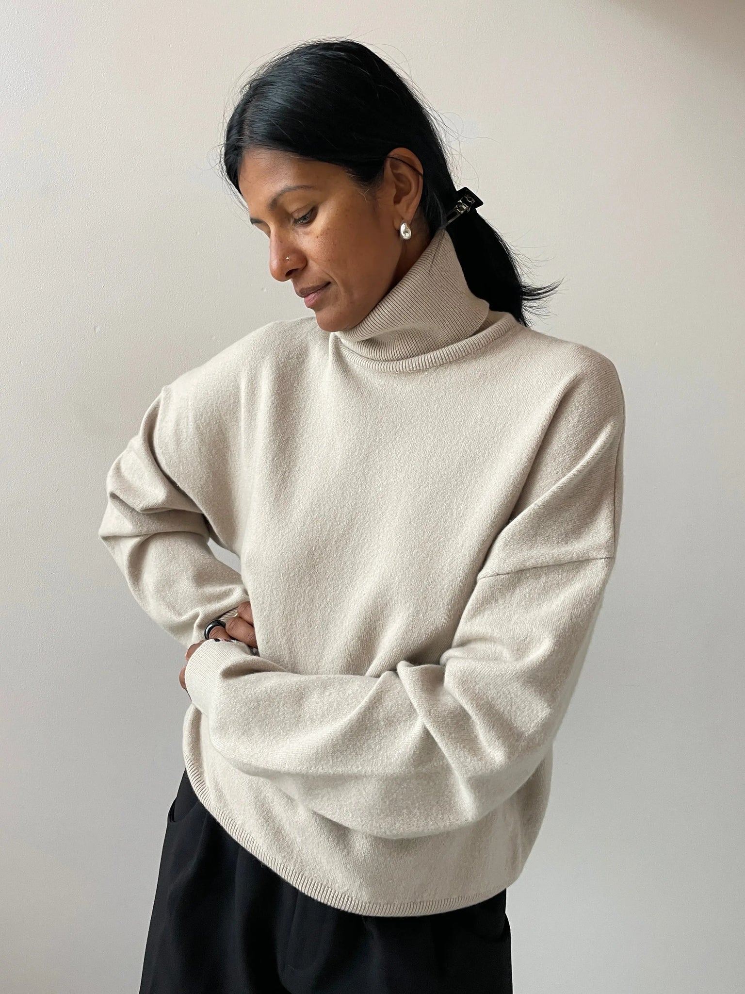 Jill, Eggshell EXTREME CASHMERE