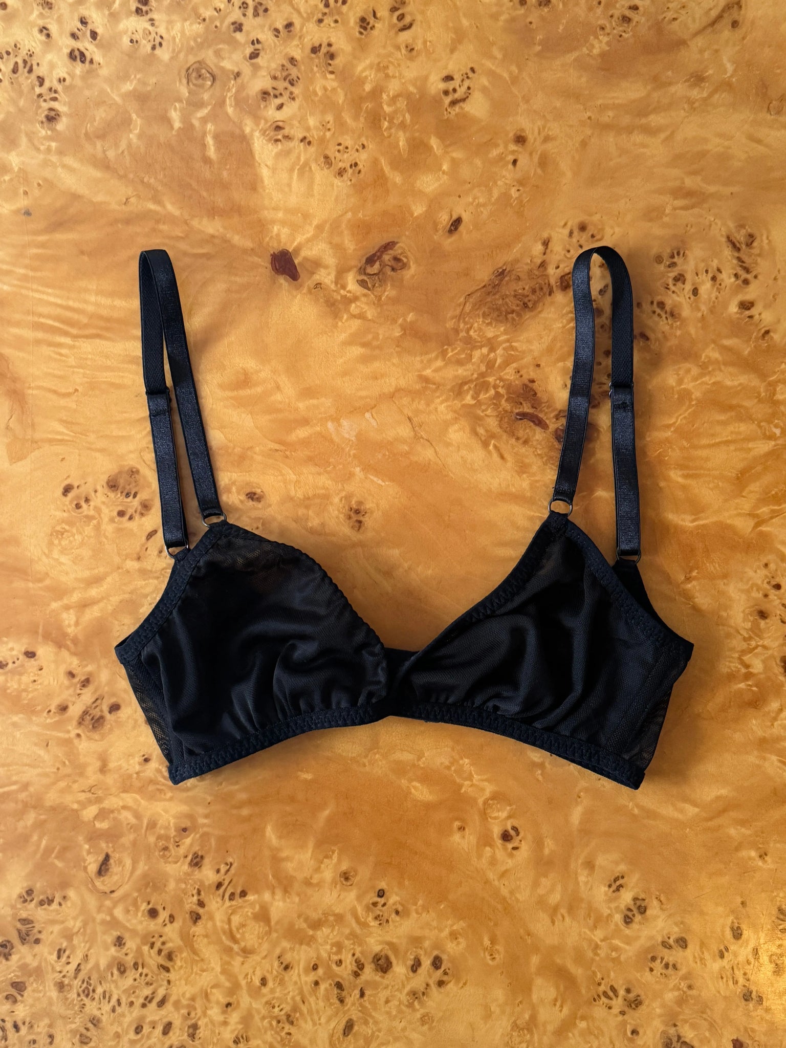 Daily Triangle Bra, Black