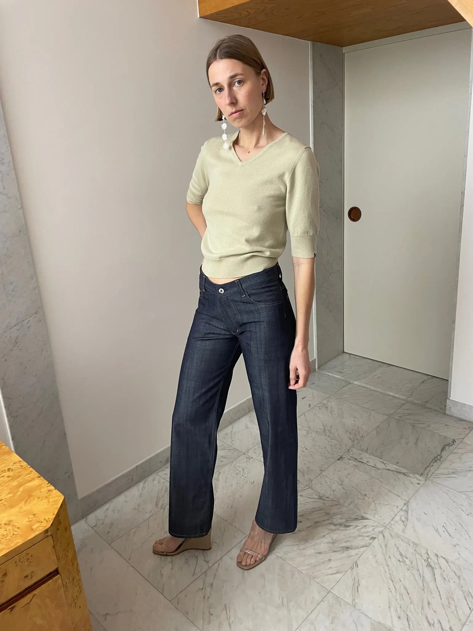 Sal Low Rise, Raw Denim OLGA BASHA