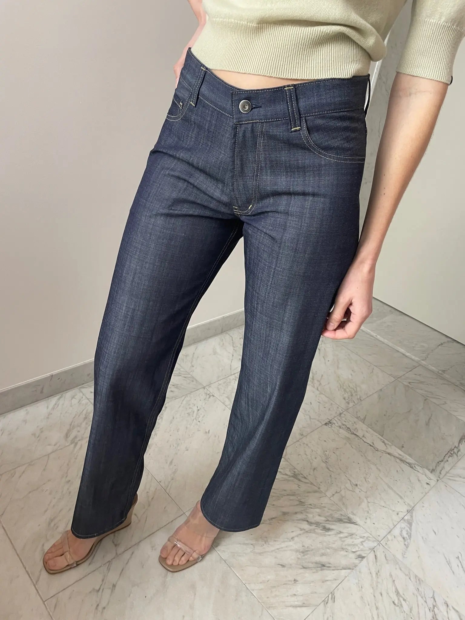 Sal Low Rise, Raw Denim OLGA BASHA