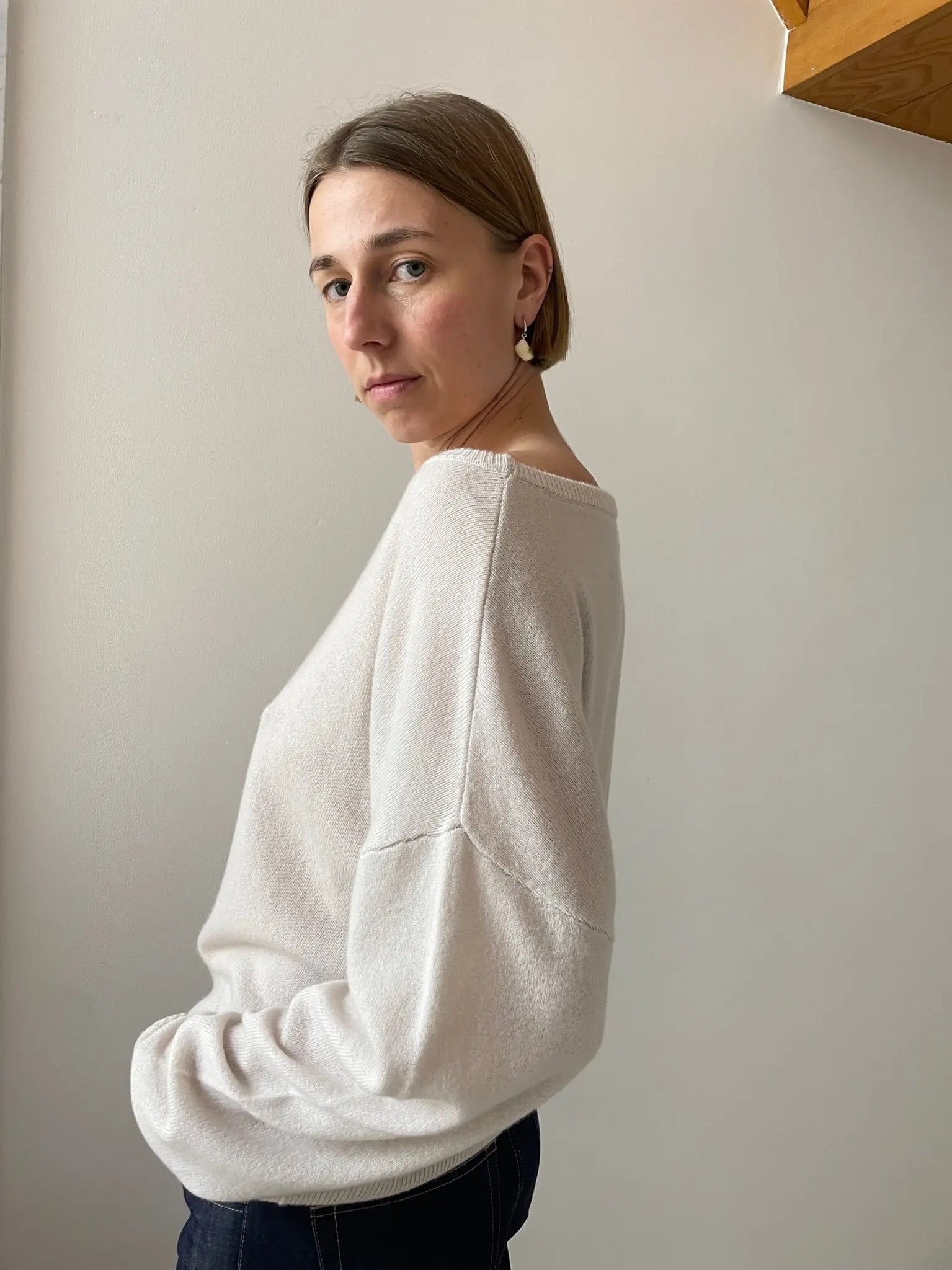 Debby, Chalk EXTREME CASHMERE