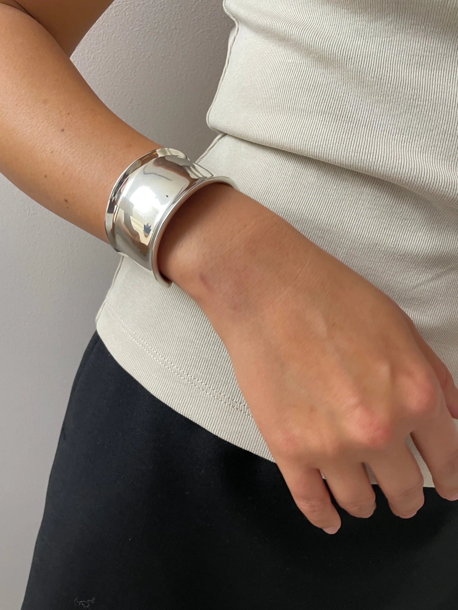 Small Metzner Cuff, Silver SOPHIE BUHAI