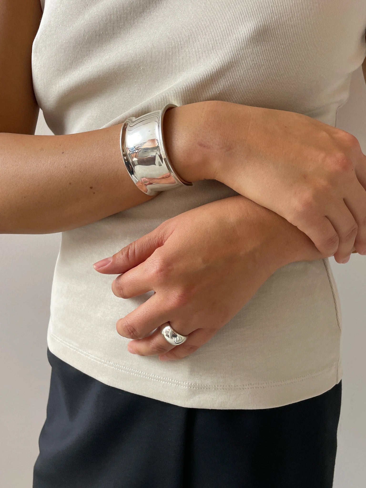 Small Metzner Cuff, Silver SOPHIE BUHAI